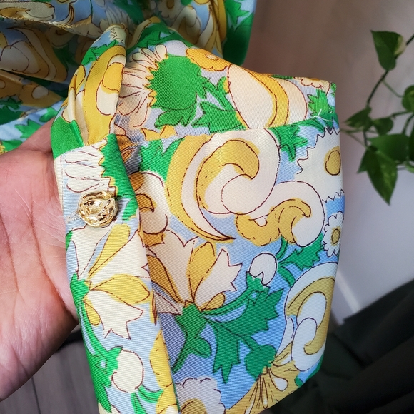 ZARA | Blogger's Favourite Retro Floral Long Sleeve Mini Wrap Dress (Size L) - Picture 10 of 12